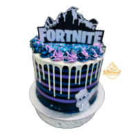 Fortnite Theme Cake