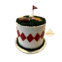 Golfer Theme Cake