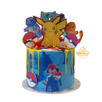 Pokemon Theme Cake