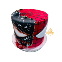 Spiderman Theme Cake