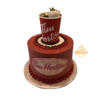 Tim Hortons Theme Cake