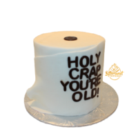 Toilet Paper Theme Cake