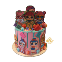 LOL Doll Theme Cake